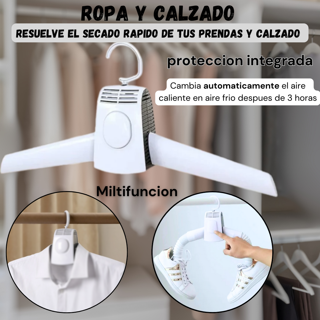 GANCHO SECADOR ROPA Y ZAPATO