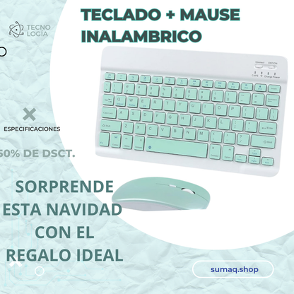 TECLADO + MAUSE INALÀMBRICO BLUETOOTH