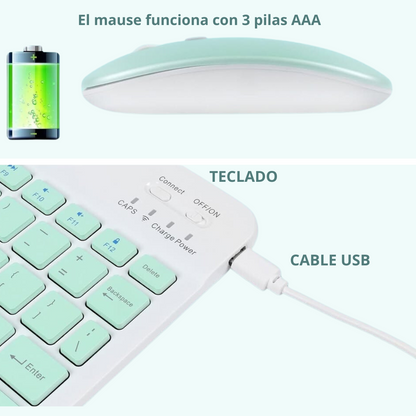 TECLADO + MAUSE INALÀMBRICO BLUETOOTH